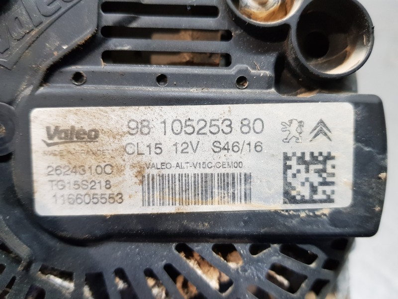Recambio de alternador para peugeot 3008 allure referencia OEM IAM 9810525380  