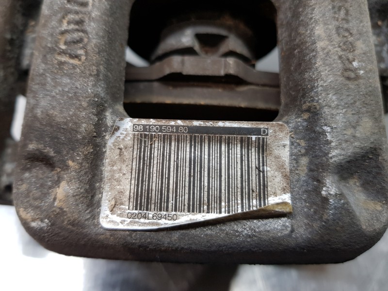 Recambio de pinza freno trasera derecha para peugeot 3008 allure referencia OEM IAM 9819059480  