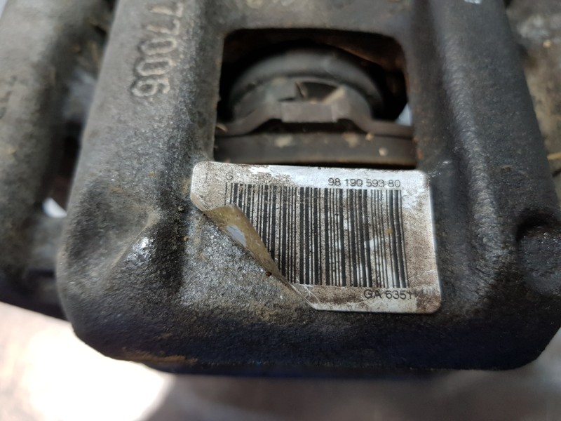 Recambio de pinza freno trasera izquierda para peugeot 3008 allure referencia OEM IAM 9819059380  