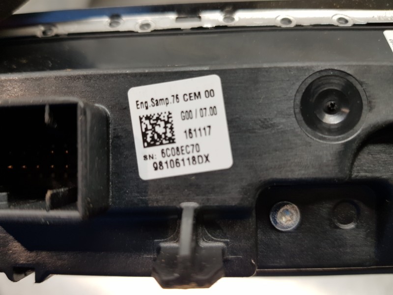 Recambio de mando climatizador para peugeot 3008 allure referencia OEM IAM 98106118DX 98249153DX 