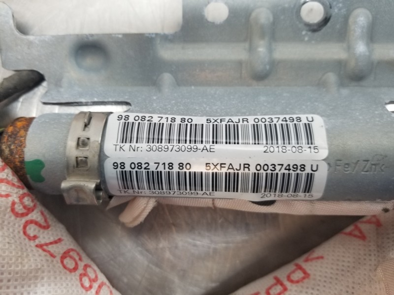 Recambio de airbag cortina delantero derecho para citroen spacetourer autobus referencia OEM IAM 9808271880  