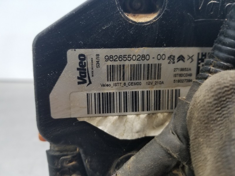 Recambio de alternador para citroen spacetourer autobus referencia OEM IAM 9826550280  