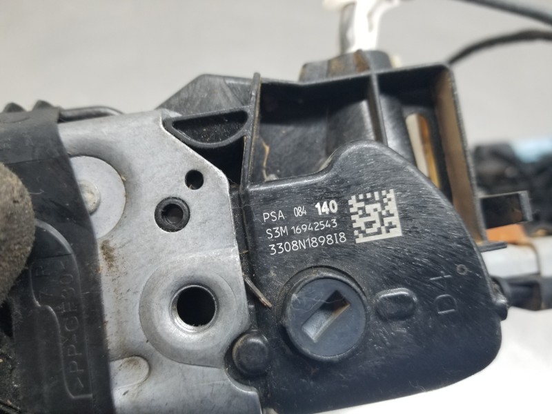 Recambio de cerradura puerta delantera derecha para citroen spacetourer autobus referencia OEM IAM 9808414080  