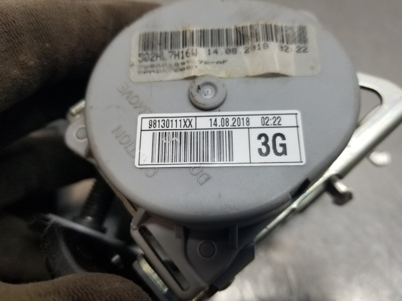 Recambio de cinturon seguridad trasero izquierdo para citroen spacetourer autobus referencia OEM IAM 98130111XX  