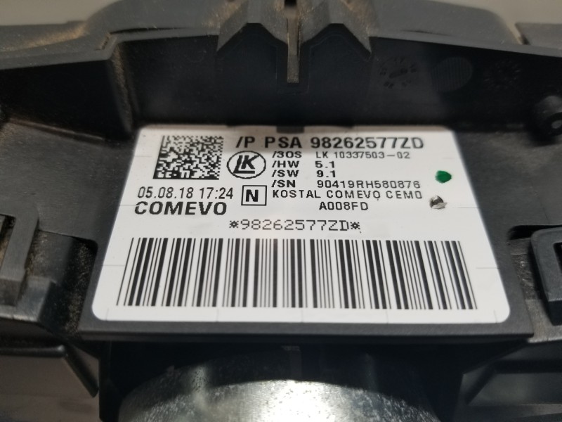 Recambio de mando multifuncion para citroen spacetourer autobus referencia OEM IAM 98262577ZD  