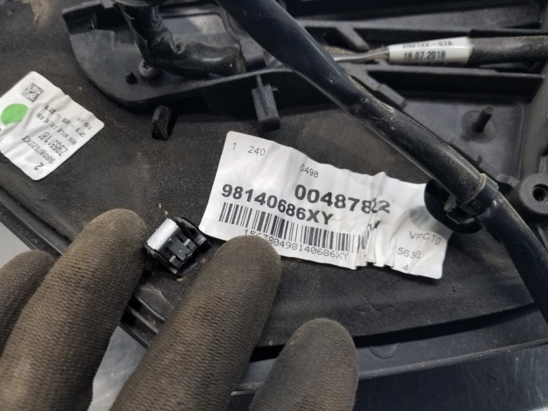 Recambio de retrovisor derecho para citroen spacetourer autobus referencia OEM IAM 98087020XT  