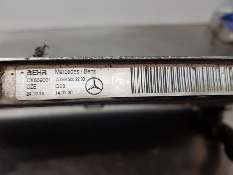 Recambio de radiador agua para mercedes clase c (w205) lim. bluetec referencia OEM IAM A0995002203  