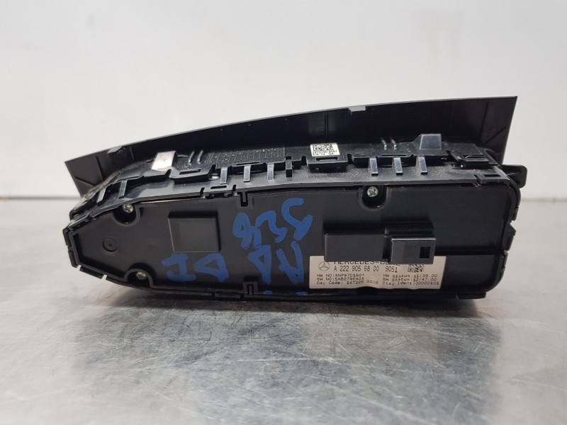 Recambio de mando elevalunas delantero izquierdo para mercedes clase c (w205) lim. bluetec referencia OEM IAM A2229056800  