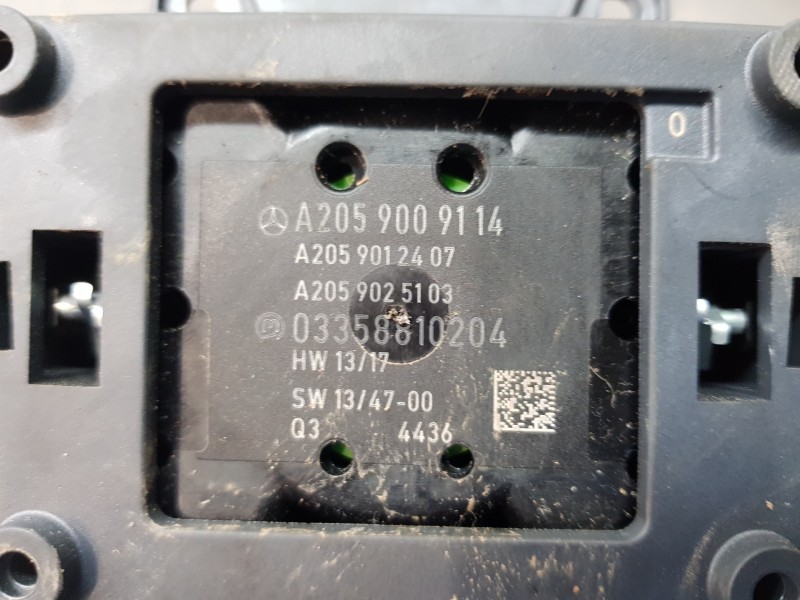 Recambio de mando multifuncion para mercedes clase c (w205) lim. bluetec referencia OEM IAM A2059008918 A2059008918 