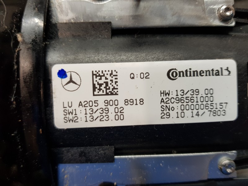 Recambio de mando multifuncion para mercedes clase c (w205) lim. bluetec referencia OEM IAM A2059008918 A2059008918 