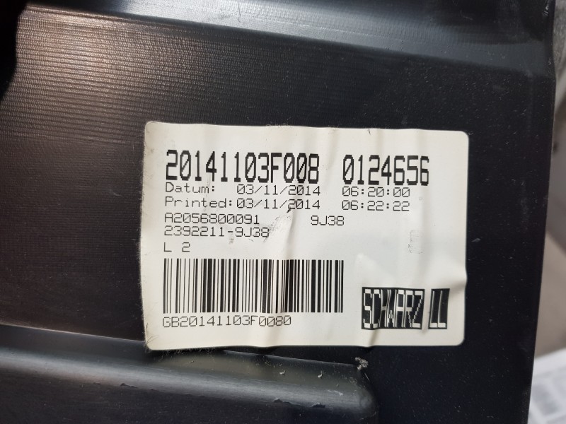 Recambio de guantera para mercedes clase c (w205) lim. bluetec referencia OEM IAM A2056800610 A2056803205 