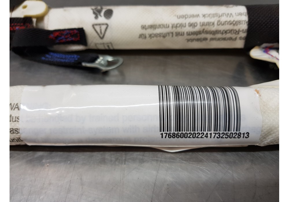 Recambio de airbag cortina delantero derecho para mercedes clase a (w176) design referencia OEM IAM A1768600202  