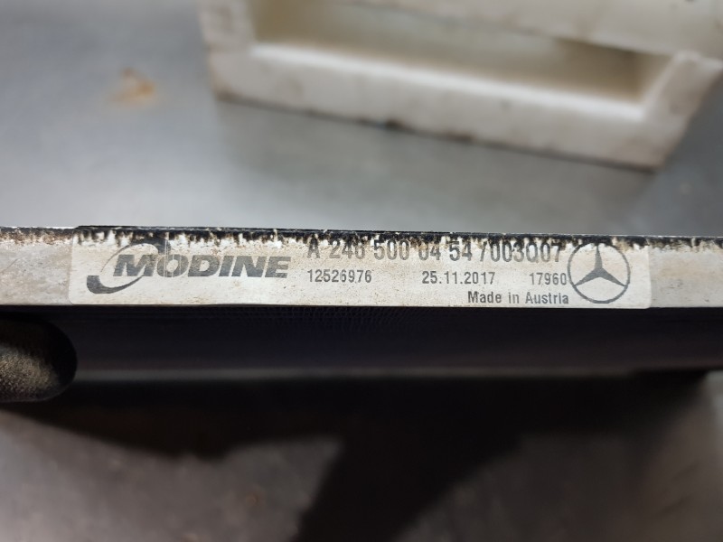 Recambio de condensador / radiador aire acondicionado para mercedes clase a (w176) design referencia OEM IAM A2465000454  