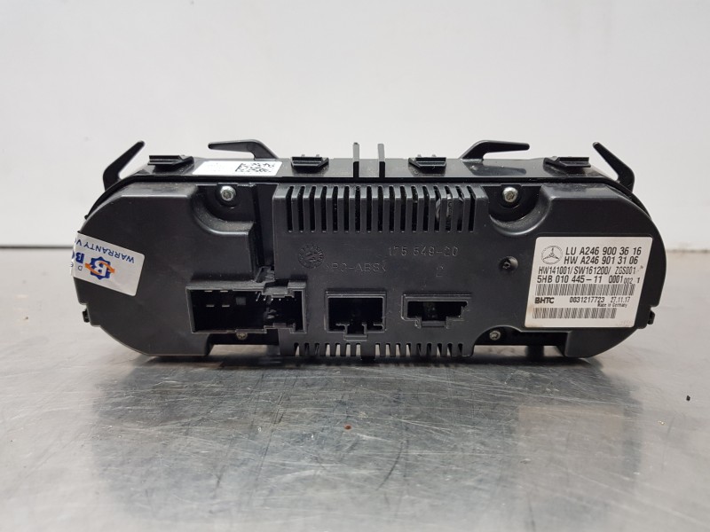 Recambio de mando climatizador para mercedes clase a (w176) design referencia OEM IAM A2469003616  