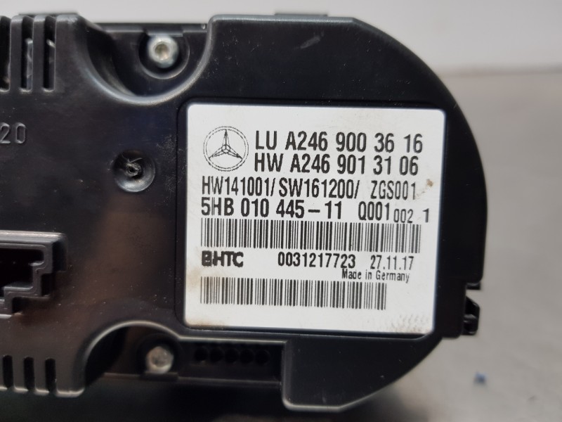 Recambio de mando climatizador para mercedes clase a (w176) design referencia OEM IAM A2469003616  