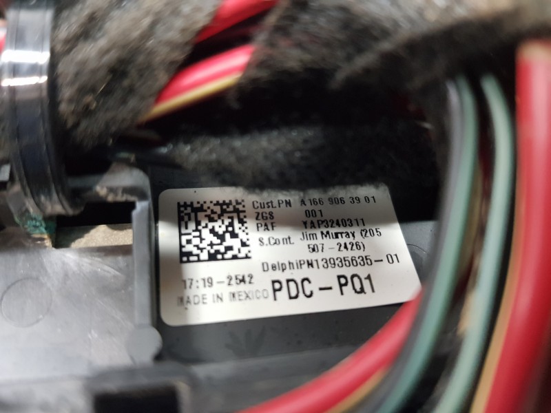 Recambio de caja reles / fusibles para mercedes clase m (w166) bluetec referencia OEM IAM A1669063901  