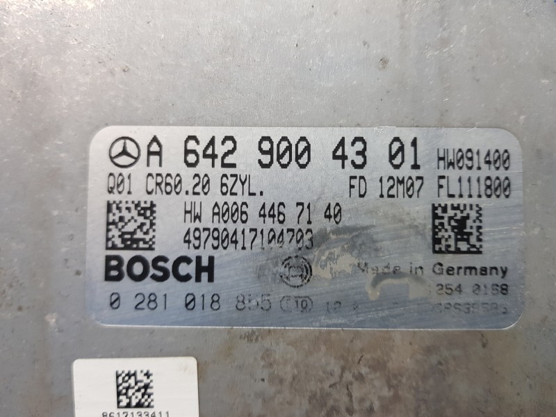 Recambio de centralita motor uce para mercedes clase m (w166) bluetec referencia OEM IAM A6429004301  