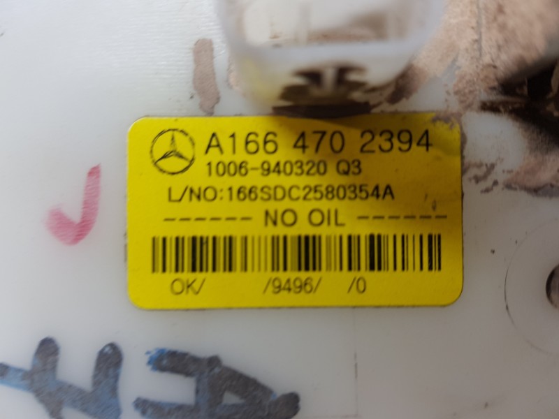 Recambio de aforador para mercedes clase m (w166) bluetec referencia OEM IAM A1664702394  