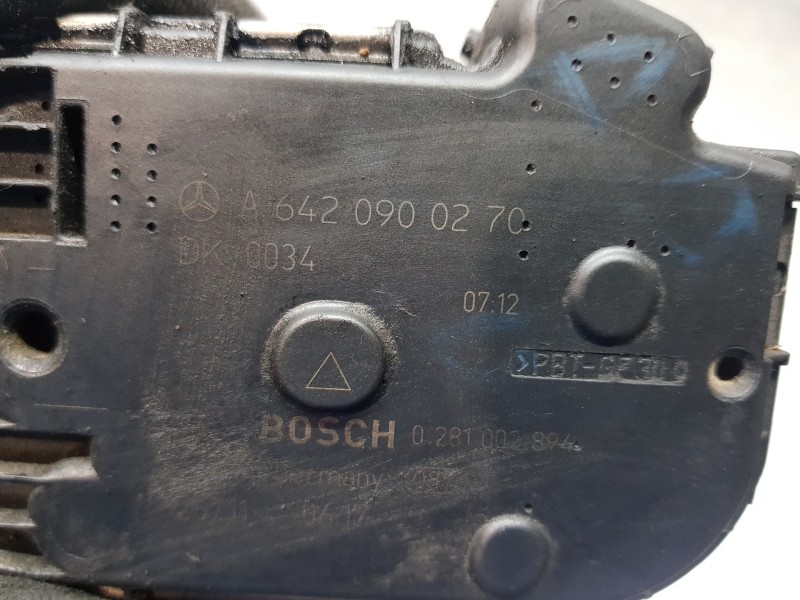 Recambio de caja mariposa para mercedes clase m (w166) bluetec referencia OEM IAM A6420900270  