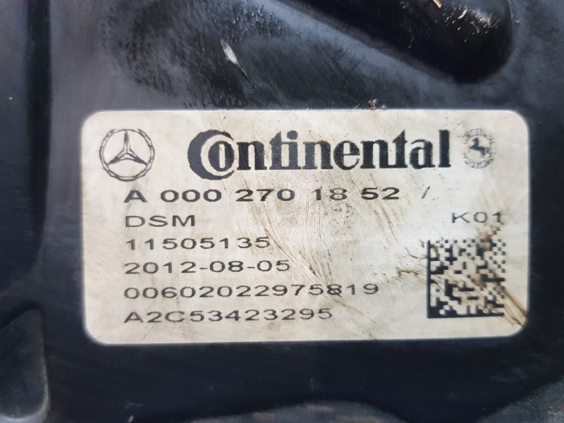 Recambio de centralita cambio automatico para mercedes clase m (w166) bluetec referencia OEM IAM A0002701852  