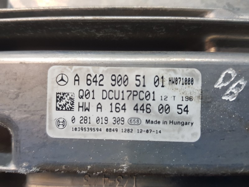 Recambio de modulo electronico para mercedes clase m (w166) bluetec referencia OEM IAM A6429005101  