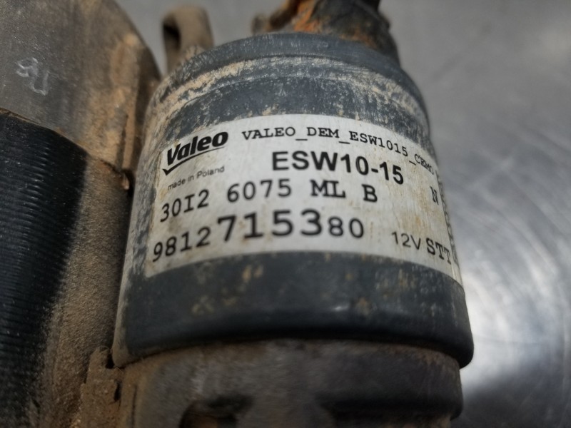 Recambio de motor arranque para peugeot 208 (p2) active referencia OEM IAM 9812715380 1624230380 