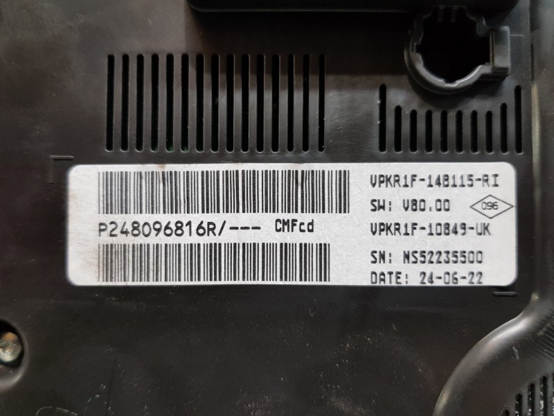 Recambio de cuadro instrumentos para renault megane iv berlina 5p equilibre referencia OEM IAM 248096816R  