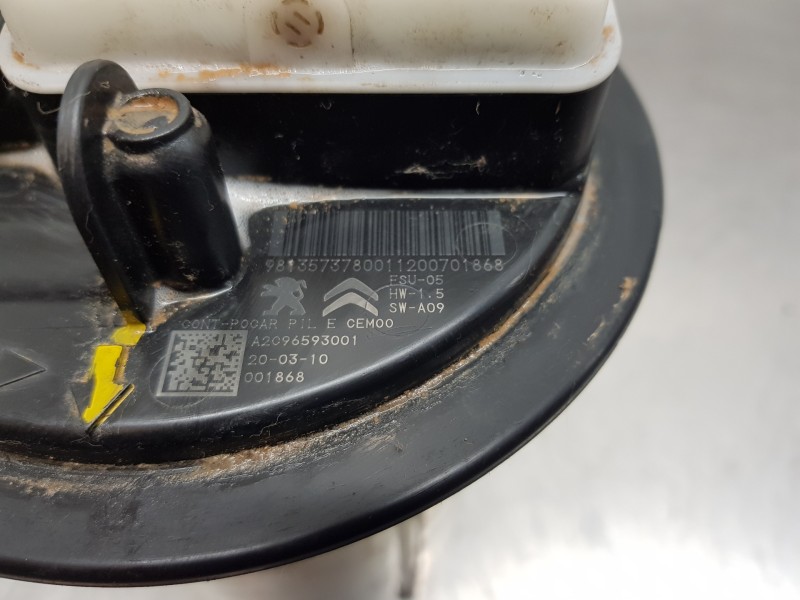 Recambio de aforador para citroen c4 cactus shine referencia OEM IAM 9813573780  