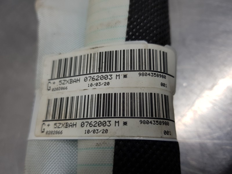 Recambio de airbag cortina delantero izquierdo para citroen c4 cactus shine referencia OEM IAM 9804358980  