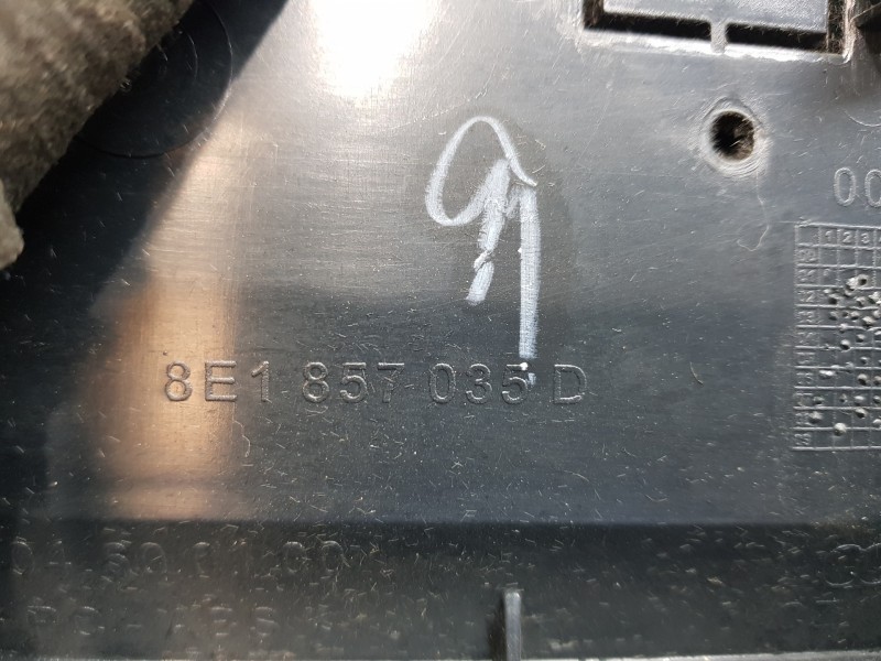 Recambio de guantera para audi a4 cabrio (8h) s line referencia OEM IAM 8H1857035H6PS 8H1857035C 