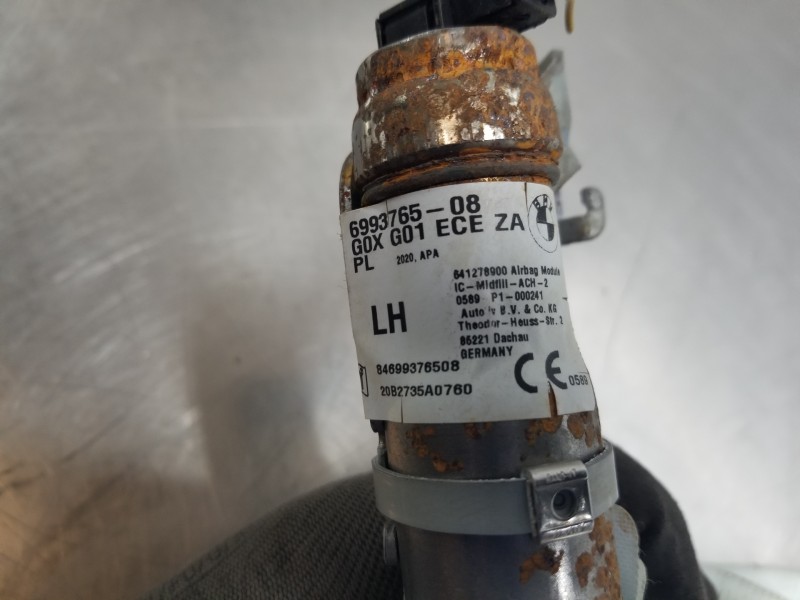 Recambio de airbag cortina delantero izquierdo para bmw x3 g01 xdrive referencia OEM IAM 72127396861  