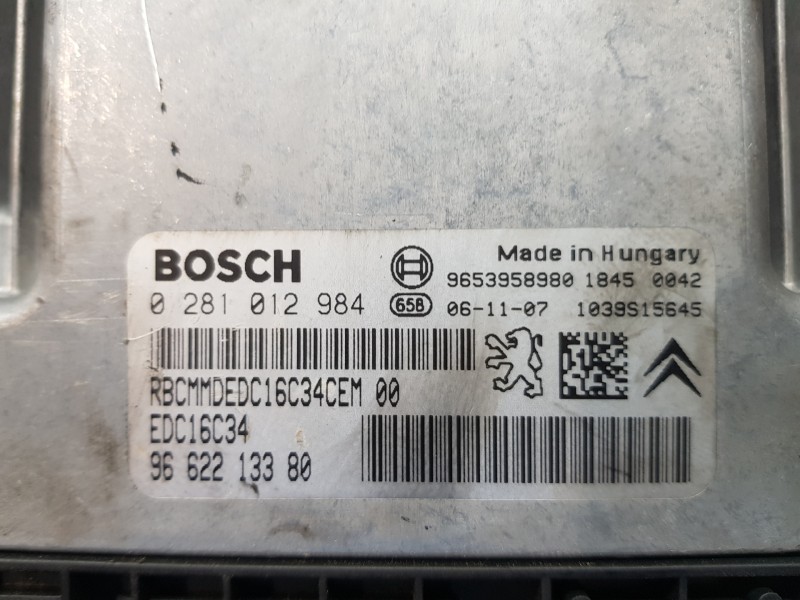 Recambio de centralita motor uce para peugeot 407 st sport referencia OEM IAM 9662213380  