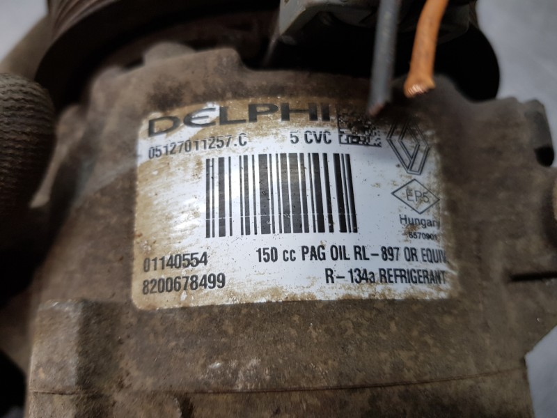 Recambio de compresor aire acondicionado para renault megane ii berlina 3p emotion referencia OEM IAM 8200678499  