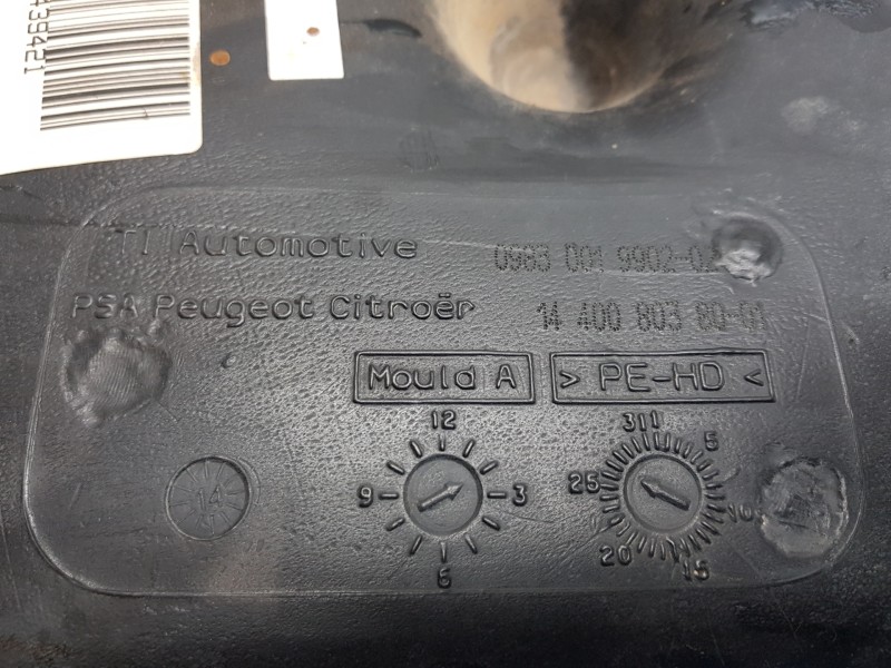 Recambio de deposito aditivo fap ( urea - adblue ) para peugeot 807 style referencia OEM IAM 1440080380  