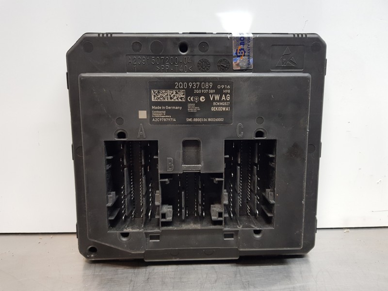 Recambio de modulo confort para volkswagen polo life referencia OEM IAM 2Q0937089  
