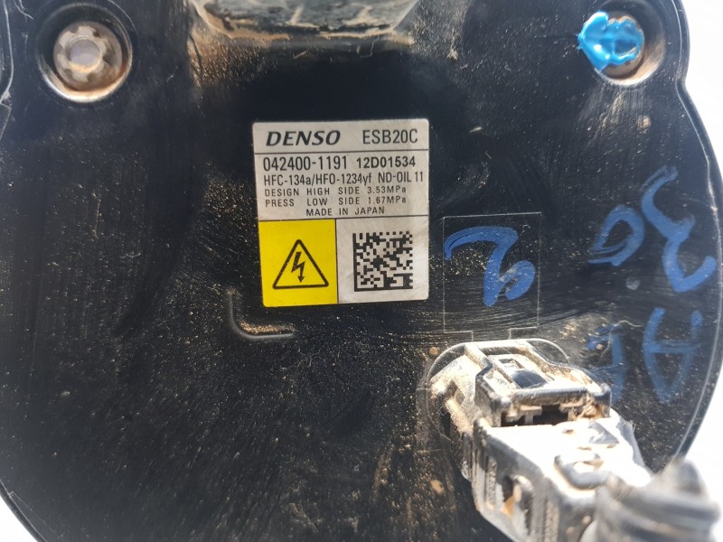 Recambio de compresor aire acondicionado para toyota corolla touring sports (e21) hybrid referencia OEM IAM 8837012070  