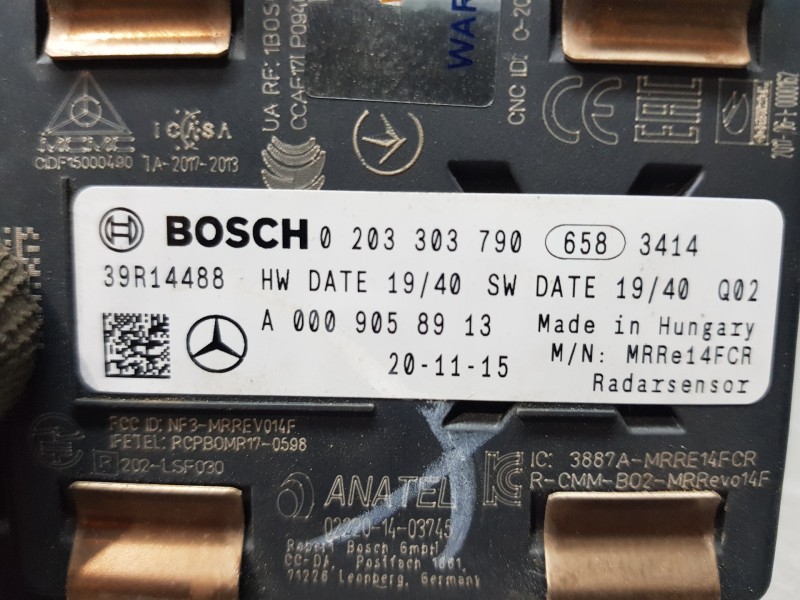 Recambio de modulo electronico para mercedes clase a (w177) 200 d referencia OEM IAM A009058913 0203303790 