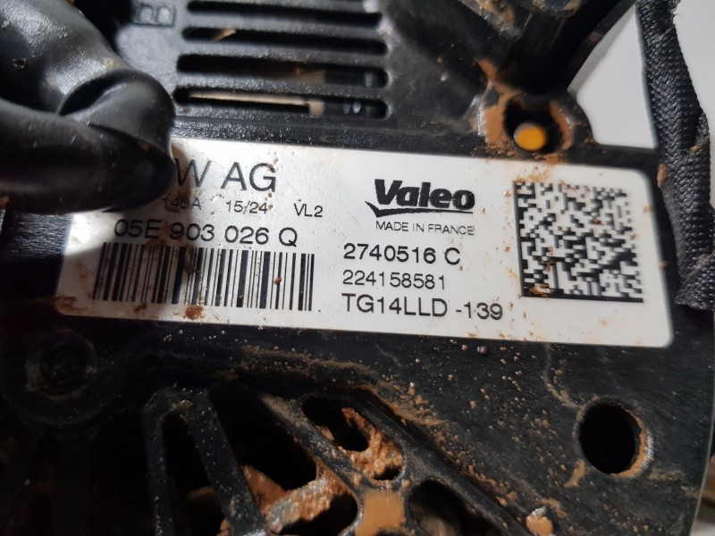 Recambio de alternador para seat arona style referencia OEM IAM 05E903026Q  