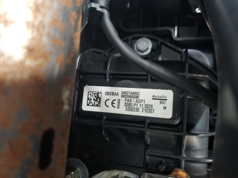 Recambio de kit airbag para peugeot 208 (p2) puretech referencia OEM IAM 98471434ZD  