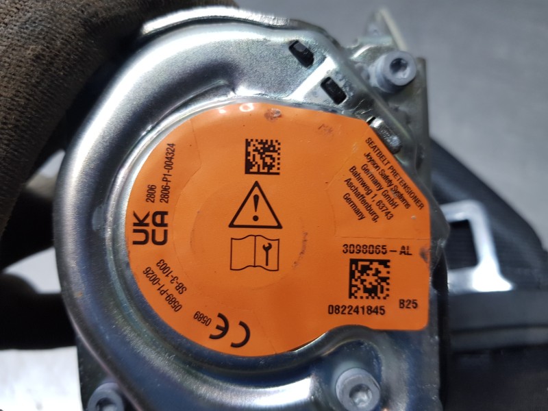 Recambio de cinturon seguridad trasero derecho para seat arona style referencia OEM IAM 6F0857805F 6F0857805FRAA 
