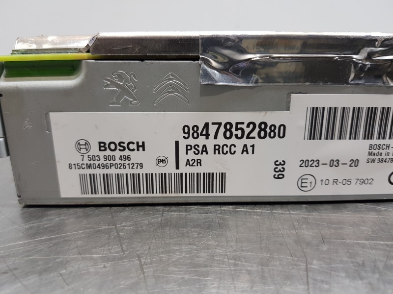 Recambio de sistema audio / radio cd para peugeot 2008 (p2) allure puretech referencia OEM IAM 9847852880 7503900496 