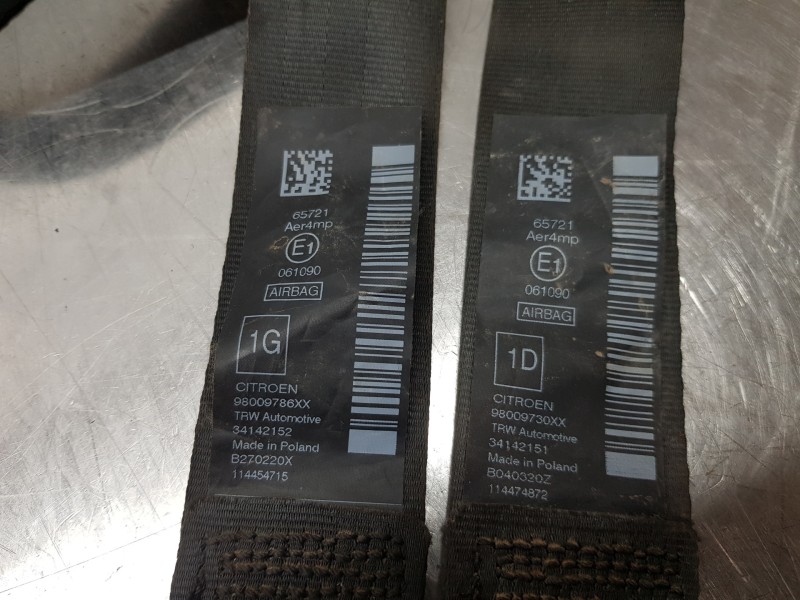 Recambio de kit airbag para citroen c4 cactus shine referencia OEM IAM 98012181ZD 9829535580 98009786XX