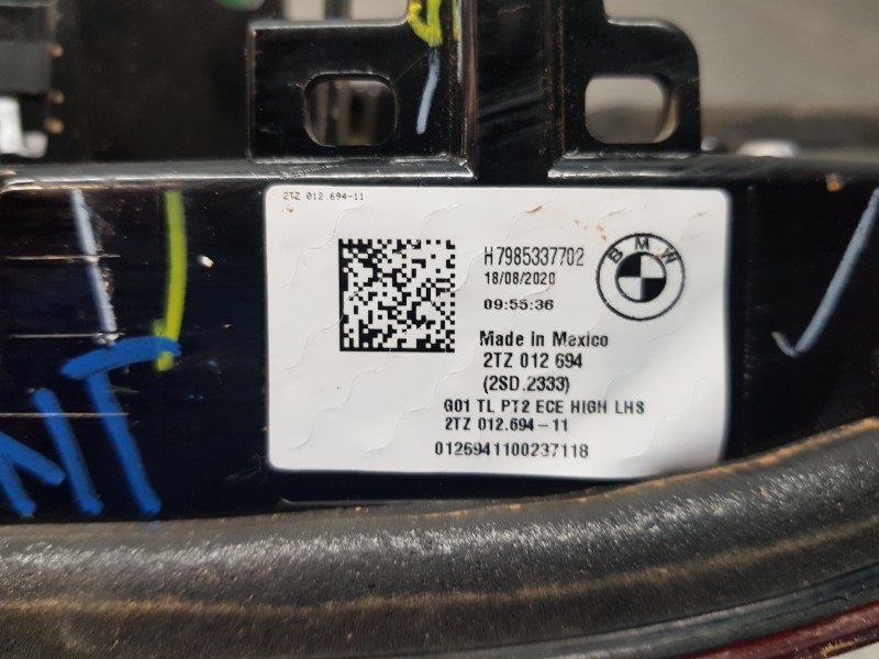 Recambio de piloto trasero izquierdo interior para bmw x3 g01 xdrive referencia OEM IAM 63219853377 2TZ012694 