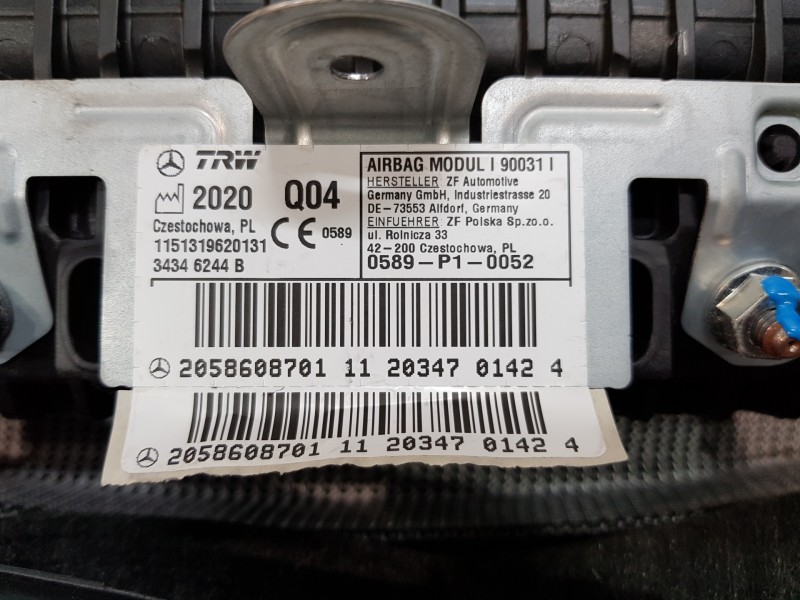 Recambio de kit airbag para mercedes clase glk (w204) glk 4matic referencia OEM IAM A2046806487  