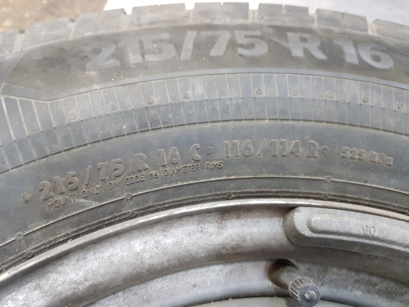 Recambio de neumatico repuesto para fiat ducato 250 multijet referencia OEM IAM 1395240080  