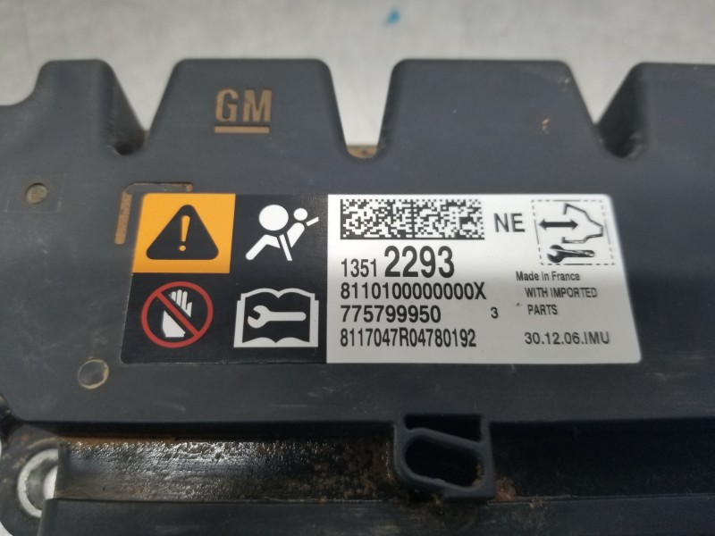 Recambio de kit airbag para opel meriva b enjoy referencia OEM IAM 13315250 13300473 39055816