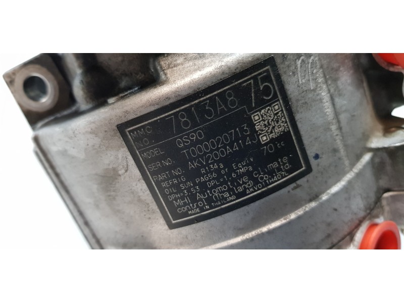 Recambio de compresor aire acondicionado para mitsubishi outlander (gf0) motion 2wd referencia OEM IAM 7813A875  