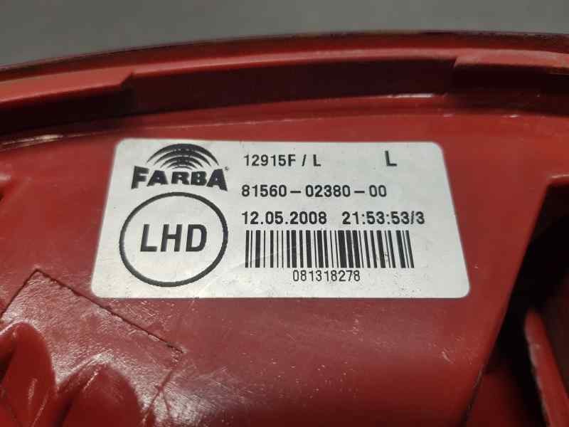 Recambio de piloto trasero izquierdo para toyota auris active referencia OEM IAM 8156002380 8156002380 