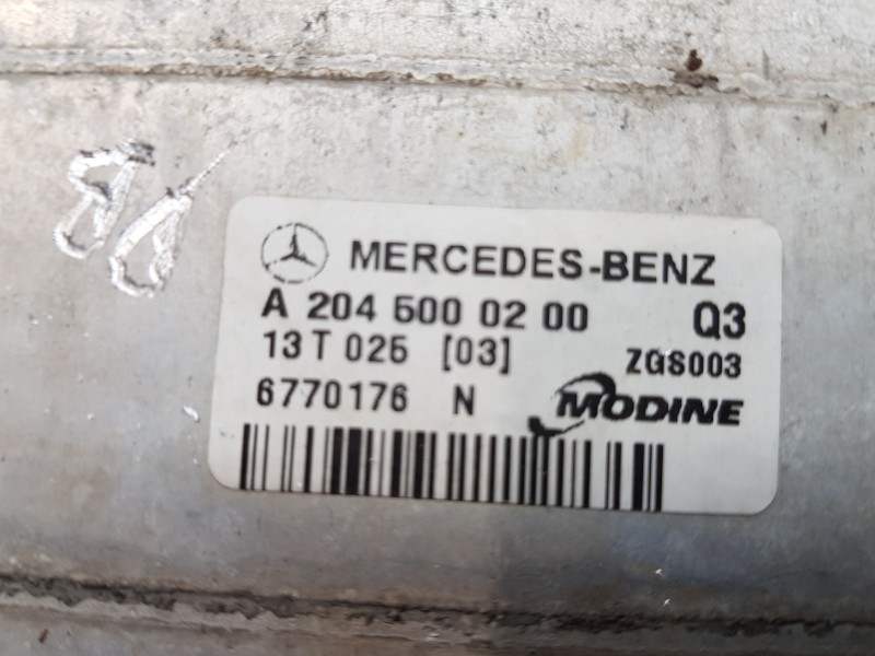 Recambio de intercooler para mercedes clase glk (w204) glk 4matic referencia OEM IAM A2045000200  