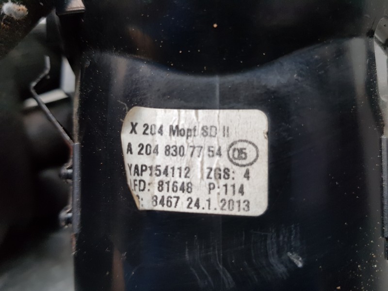 Recambio de rejilla aireadora para mercedes clase glk (w204) glk 4matic referencia OEM IAM A2048307754  